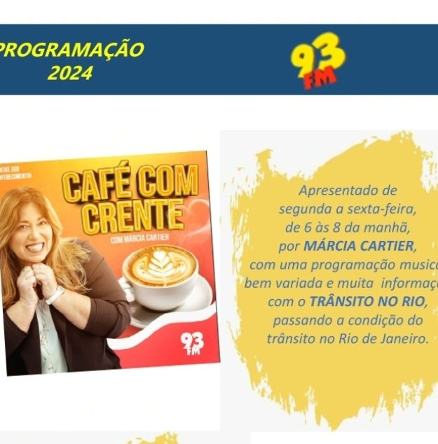 MarciaCartier's tweet photo. Juntos na @93FmGospel diariamente acordamos o galo pra ele cantar no Café com Crente! Fique ligado! https://t.co/pmXkrflikr