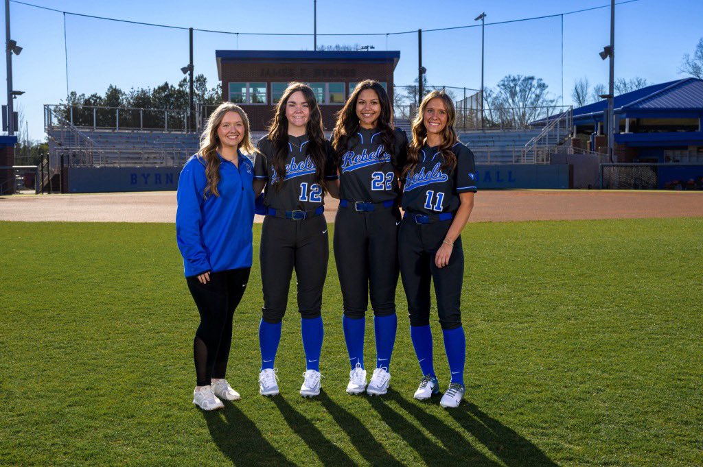 Byrnes_Softball's tweet photo. Wonderful time celebrating our four seniors last night! Each one has been a huge part of Byrnes Softball during their careers and we are so blessed to have them as a part of our softball family 💙
Once a Rebel Always a Rebel! https://t.co/abBDg2MHVv