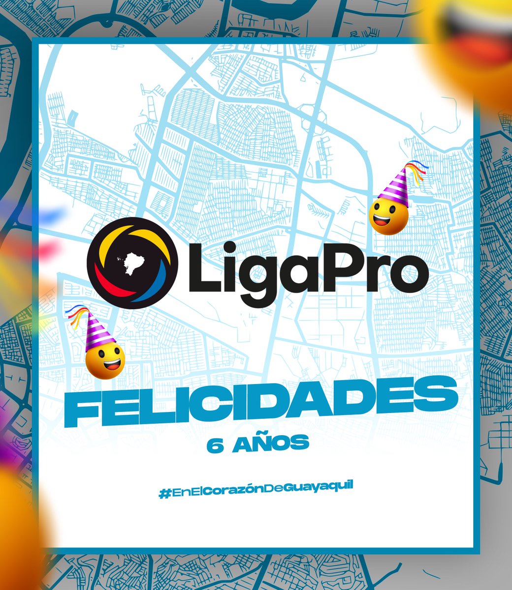 ¡Felicidades amix, @LigaProEC!🥳 #EnElCorazónDeGuayaquil