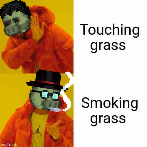 PorkPunks's tweet photo. Grass?!
We Ain't touching no F**** grass over here 🌿
#420 https://t.co/vPNXu0HBrv