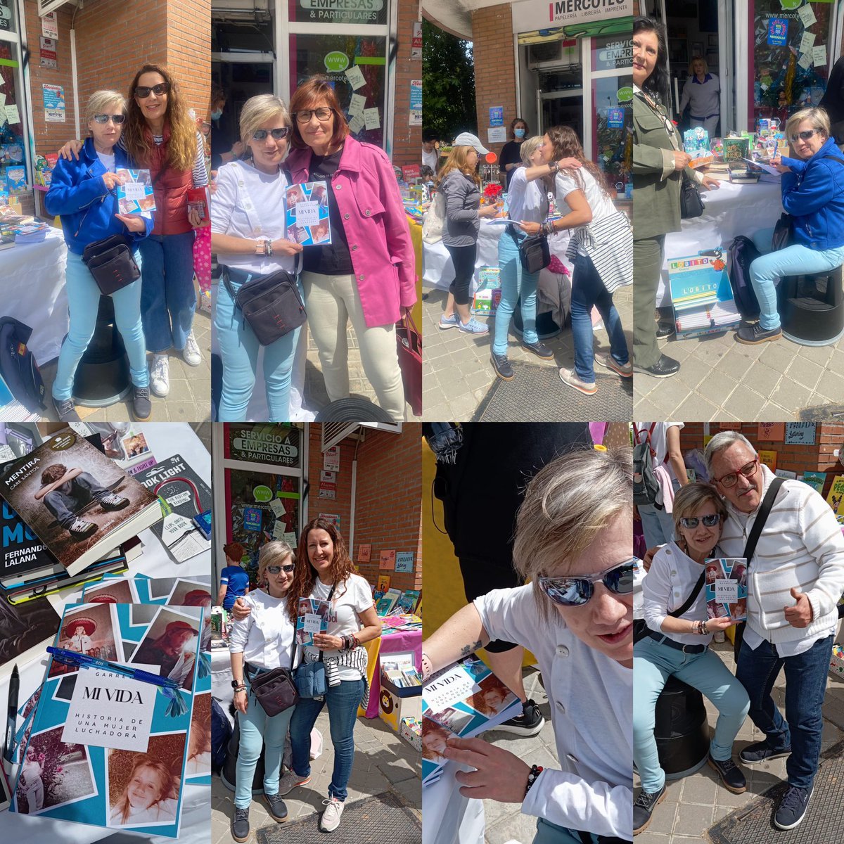 SusanGarrettOfc's tweet photo. Hola amigos!!

Quiero compartir con todos vosotros algunas de las mejores fotos de mi 1er Día Del Libro durante esta mañana en la Papelería Mercotec en Madrid en donde he tenido la gran oportunidad de presentar mi primera obra literaria:“Mi Vida-Historia De Una Mujer Luchadora” https://t.co/15nb9Jg3J7