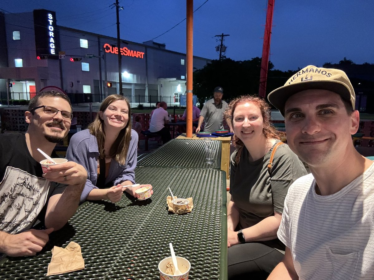 BDTeej's tweet photo. Saying goodbye to friends at the airport sucks. 😢

We had such a wonderful week of fun with Uncle Bost and Emily. So glad they could come down to ATX for one last pre-baby hoorah! ❤️ https://t.co/ngbnj9eN6o