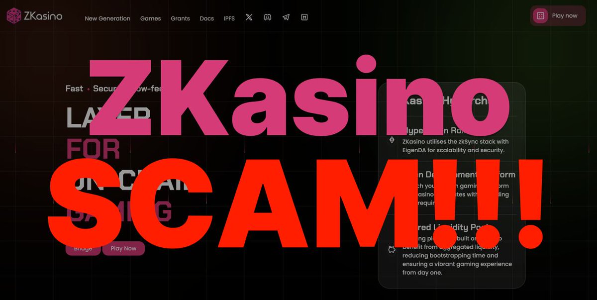 #ZkasinoSCAM I want everyone to hear this and support this tweet with a retweet and spread it all over Twitter. The Zkasino project is a scam! They rug pulled the audience for 10,515 ETH ($33+ million) and they're not even hiding it. Let's break it down: I participated in