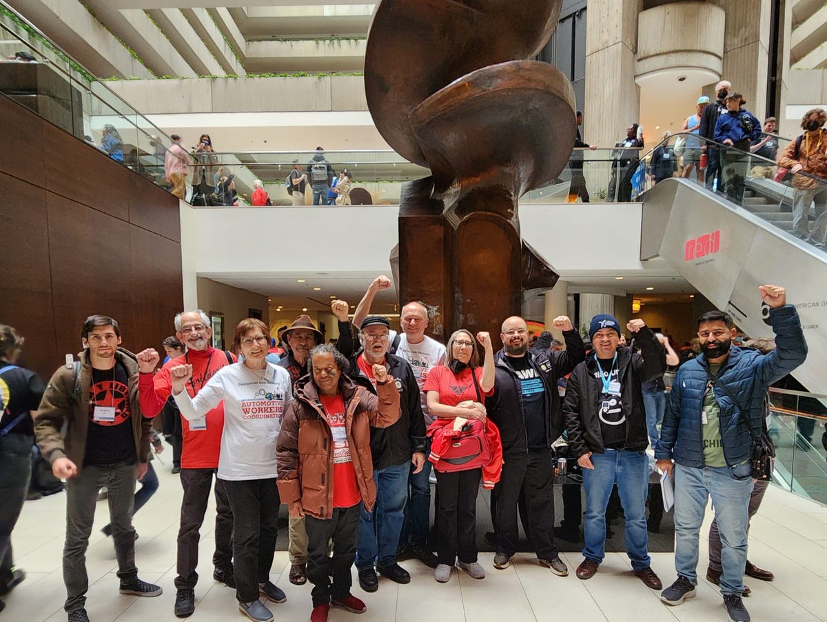 USA, Mexican, Brazilian, French autoworkers coming together at @labornotes to organize and scare the hell out of bosses everywhere. This is a movement, not a moment.