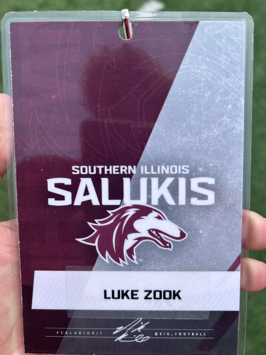 Had a great time @SIUFootball2 today! Thank you @Coach_DClark for the invite @CoachPron14 @CoachMaccc @CoachDanMcGuire @EDGYTIM