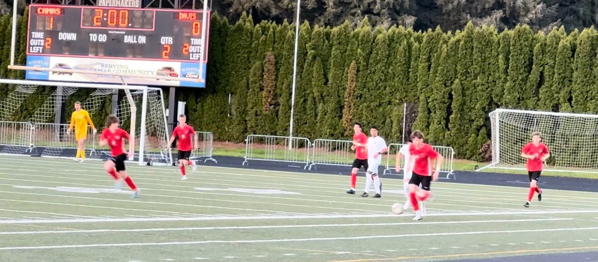 CHS_ORourke's tweet image. Fun to watch Camas take the W last night in the soccer against Davis.
@CamasHighSchool  #rollmakers #papermakers