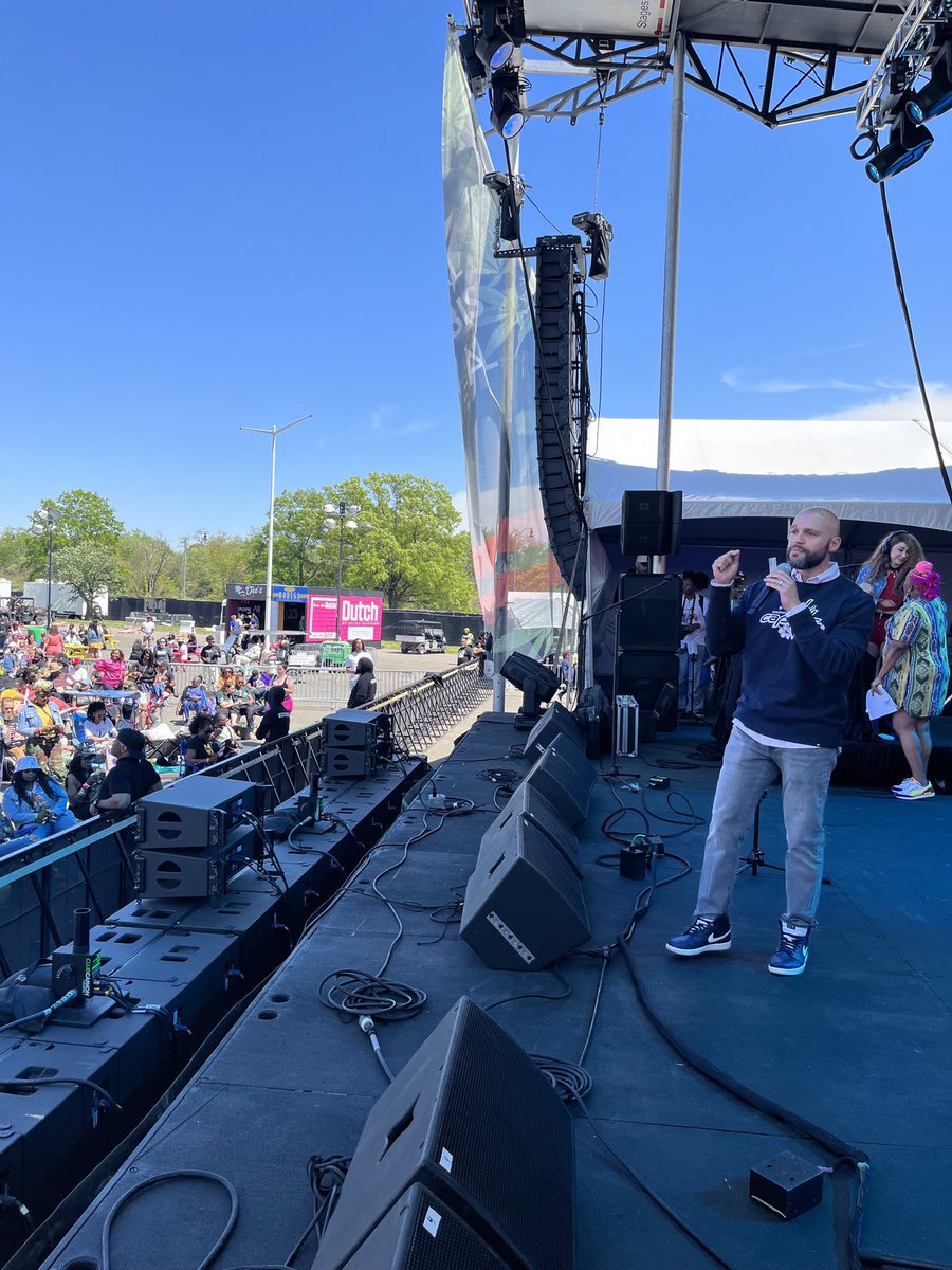 Thank you for having me @NatlCannaFest! As I said today: This is the 10-year anniversary of DC voters approving legalization of #Cannabis at the ballot, but congress continues to block the will of the people. The fight for representation & statehood must continue! #51stState