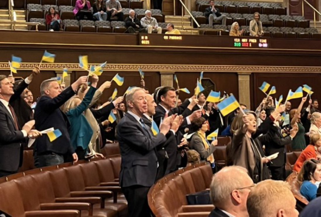 This isn't Ukraine. This is the US House of Representatives.