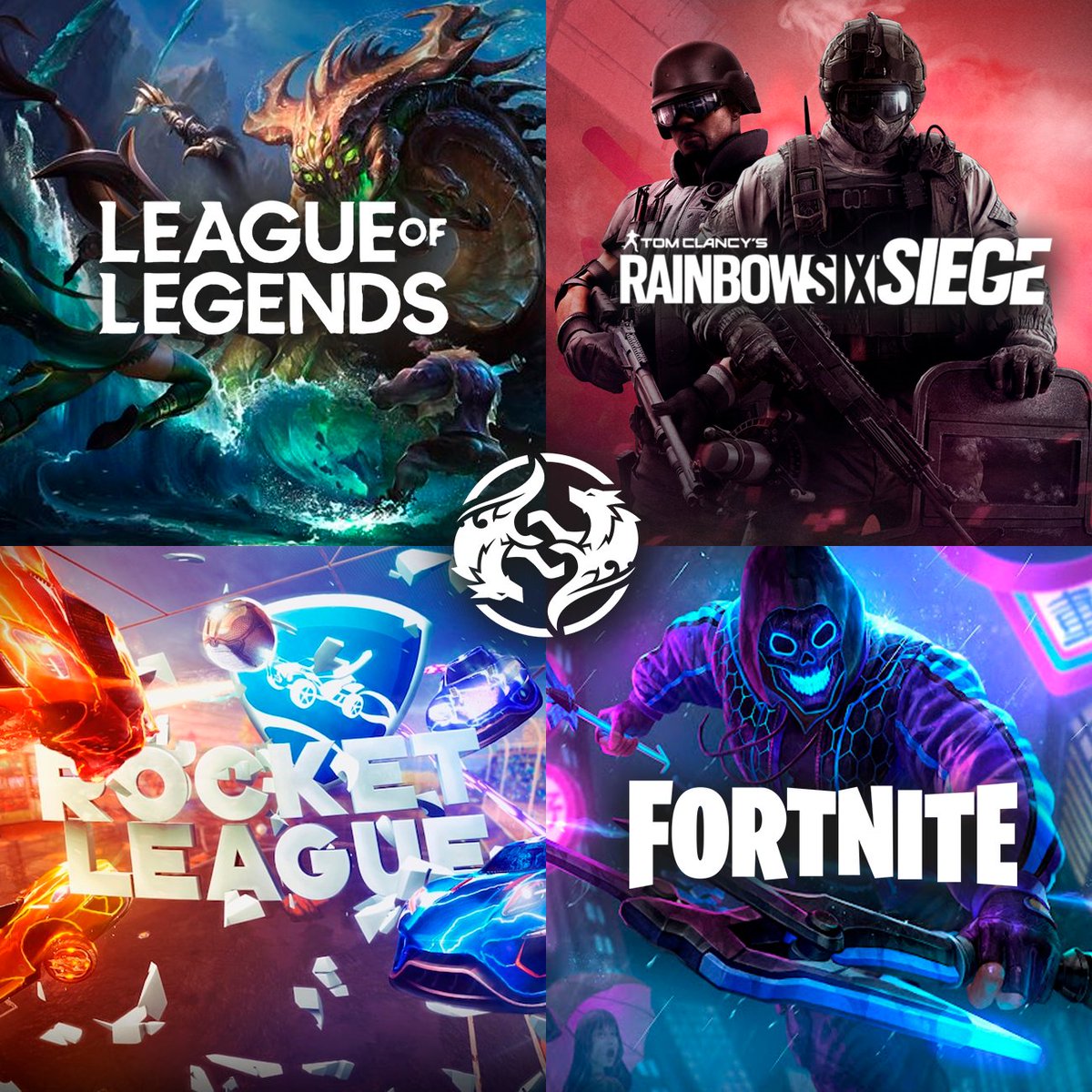 exterminesports's tweet photo. 🔥 Em qual game você gostaria de ver a Extermine ?

League of Legends, Rainbow Six Siege, Rocket League ou Fortnite? Queremos saber qual desses jogos você gostaria de ver a Extermine conquistando!

#ExtermineEsports #bytex #goext https://t.co/zcAxIQcvSV