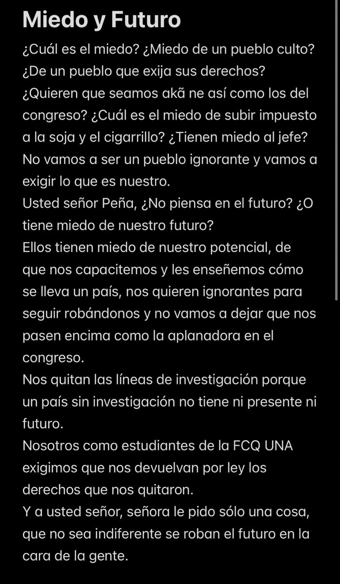 CerfoglioEnciso's tweet photo. Había escrito algo que no pude decir a viva voz, pero para que no muera en mis notas comparto acá https://t.co/jZMAocQYB8