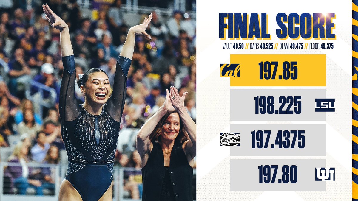 THE GOLDEN BEARS ARE THE NATIONAL RUNNER-UPS!!! The best finish in program history!!!! #GoBears🐻| #OneDayBetter