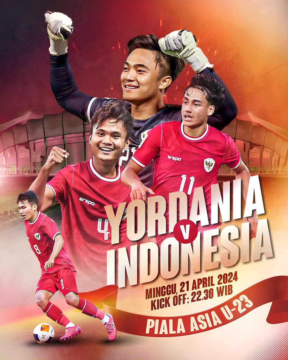 erickthohir's tweet photo. Pertandingan penting yang akan menentukan langkah Indonesia di Piala  Asia U-23.

Kita berikan yang terbaik untuk Merah Putih, bismillah... https://t.co/TUneNg0OrL