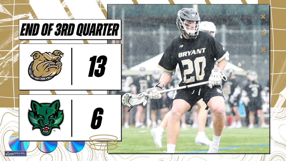 At the end of the 3rd, Bryant leads Binghamton 13-6