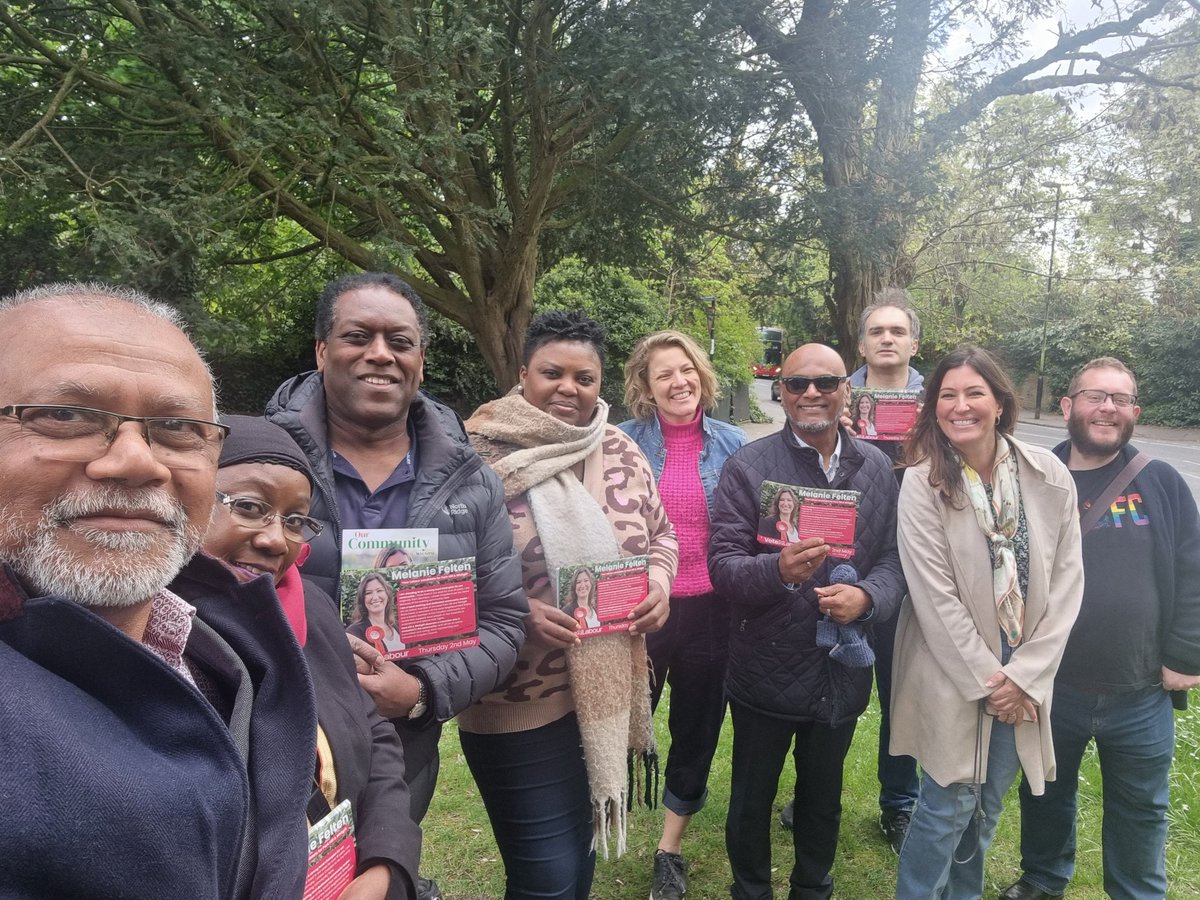 Croydon Labour Team, Park and Whitgift by-election, we had a very positive response for our excellent candidate Melanie