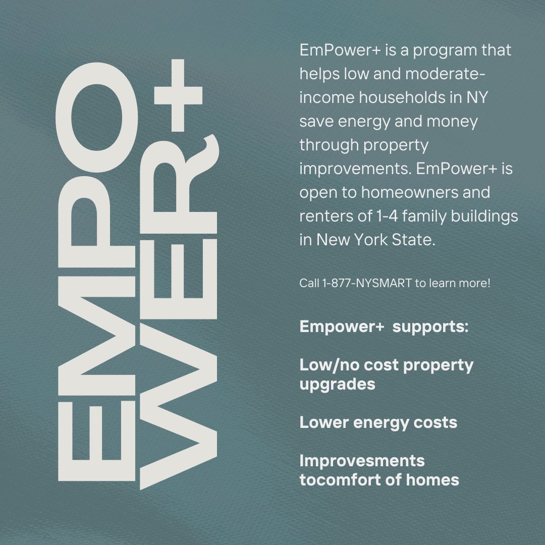 Empower+ is changing the game for New Yorkers and lowering energy costs. Learn more with the link in our bio! 

#renewableenergylongisland #nyspolicy #renewableenergy #cleanenergy #newyorkstate