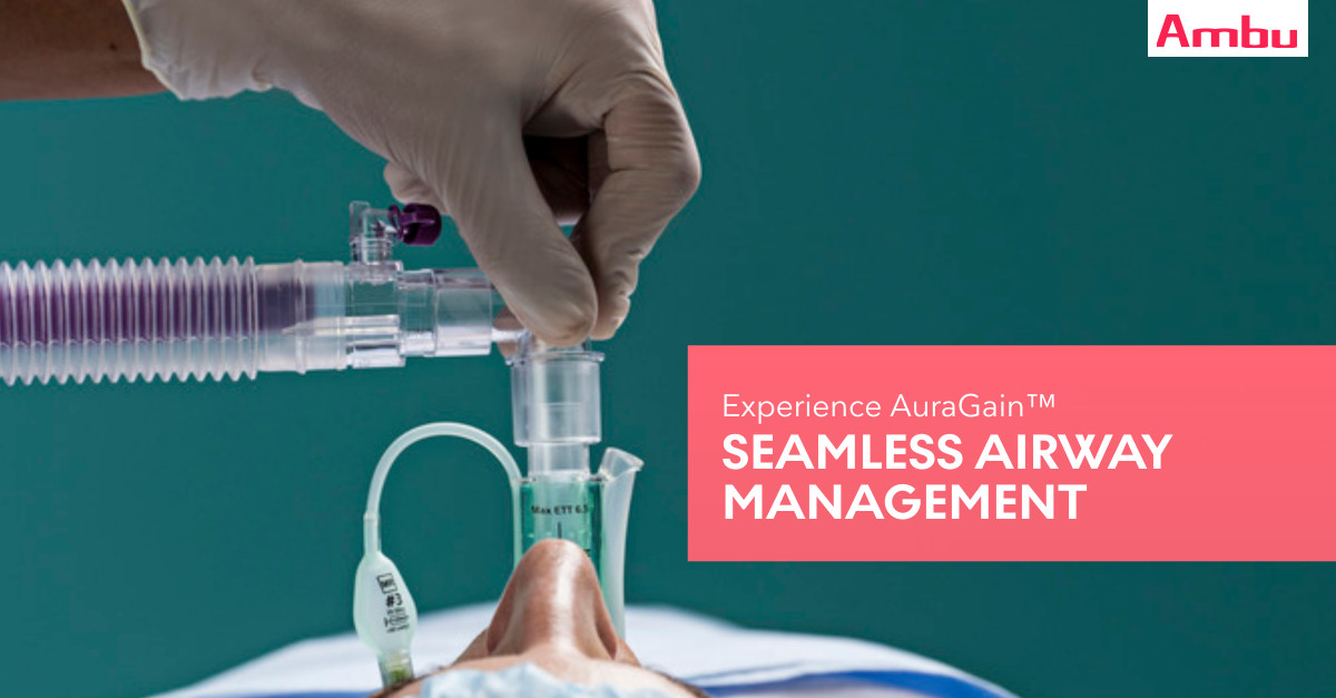 Streamline your practice and enhance patient safety with the Ambu® AuraGain™. Optimize ventilation and minimize complications with our innovative airway solution.

Learn more: ow.ly/RIqV50QRhOr

#auragain #laryngealmask #anesthesia #airwaymanagement