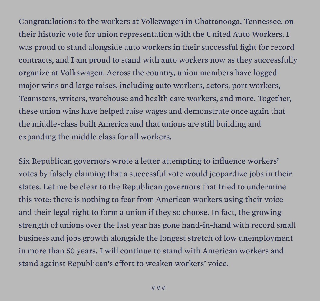 CharlesCMann's tweet photo. Is my impression correct that this vehemently, even floridly pro-union statement from Biden is the kind of thing the US hasn't seen from a president in many decades? https://t.co/8n2Z0HeLdu https://t.co/y0xxgnohht