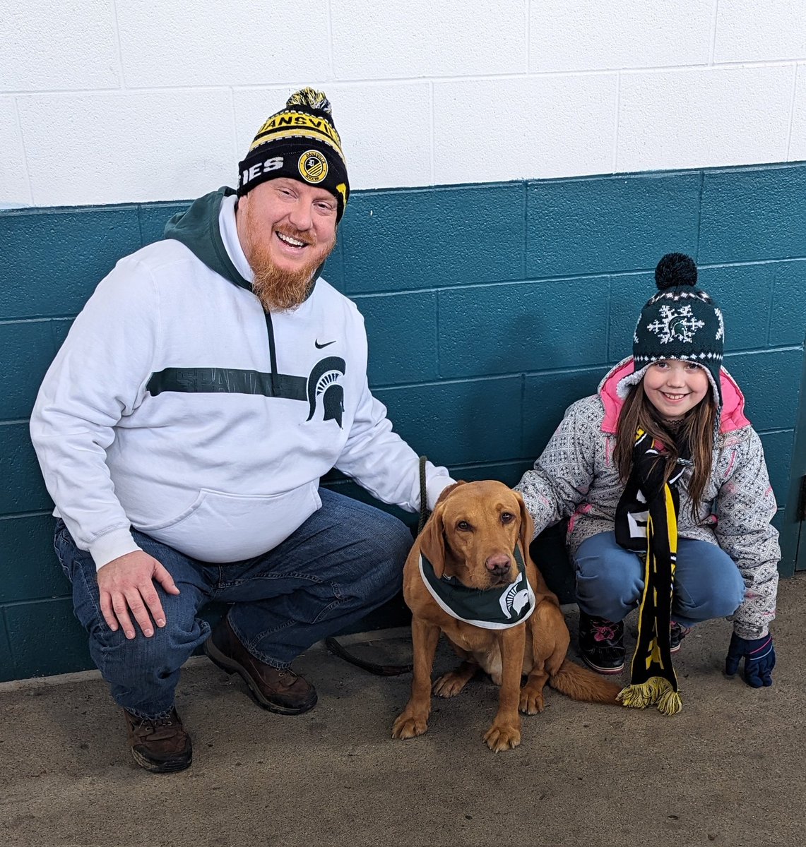 jerrod_braman's tweet image. Having a great time at the MSU Spring Game! Also shout out to @CarsonVoss ! Looking good in Green and White!