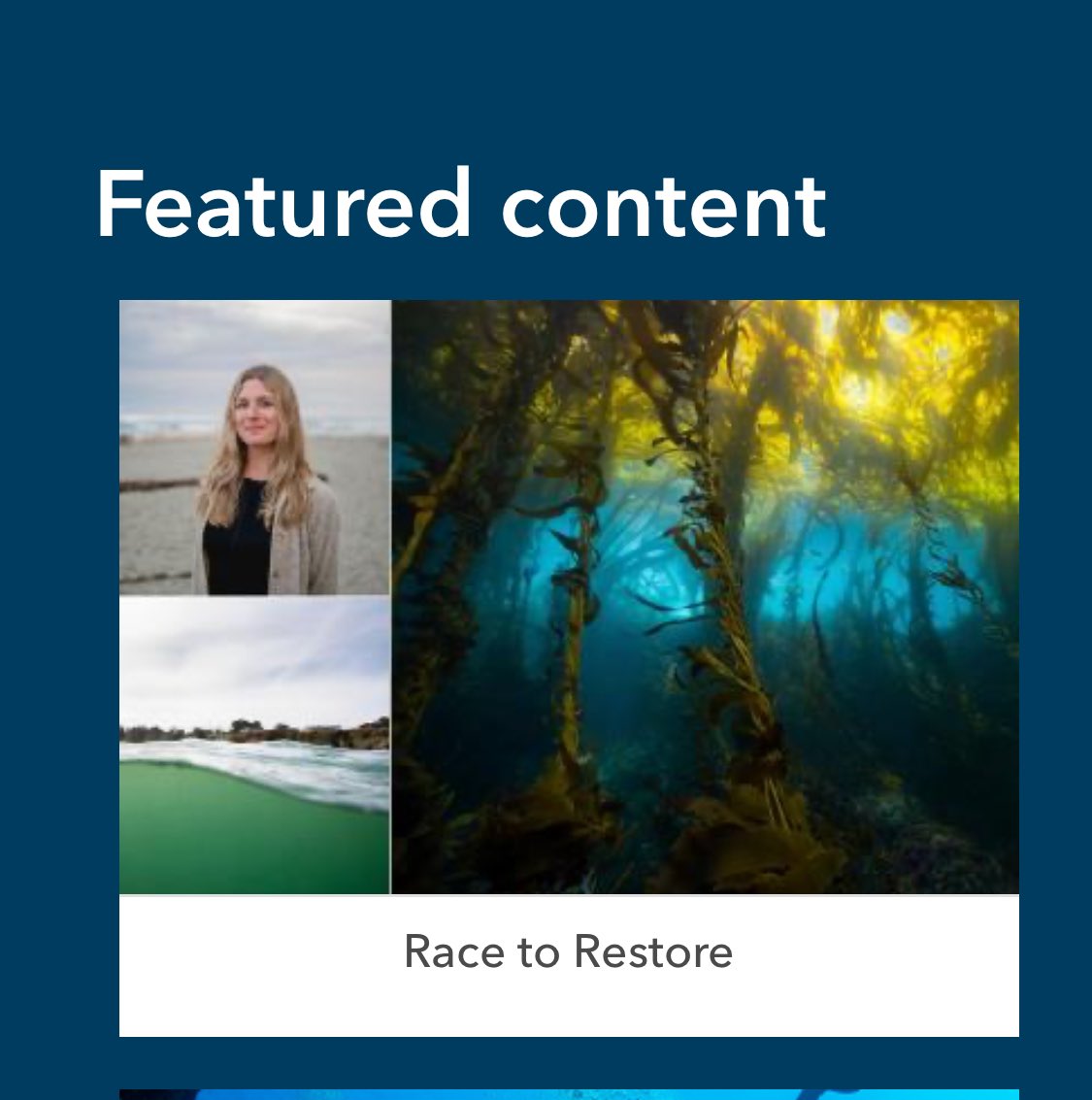 Thanks @UCSanDiego for featuring my @Esri StoryMap created during my masters at @Scripps_Ocean ! You can see it here: ucsdonline.maps.arcgis.com/home/index.html