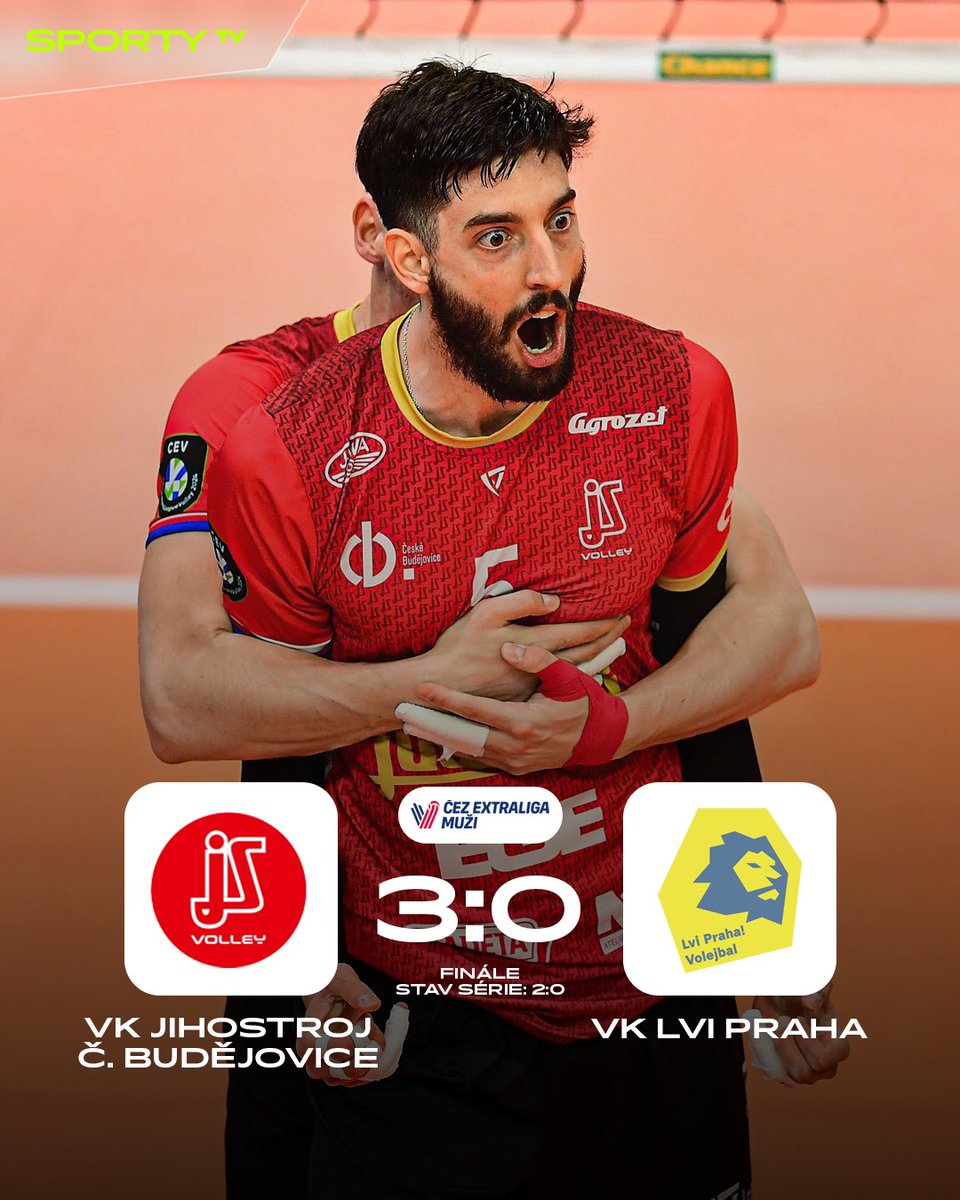 🏐 Jihostroj je jeden krok od titulu v mužské Extralize! 🏆

Buďte s námi blíž sportu na #SPORTYTV 📺