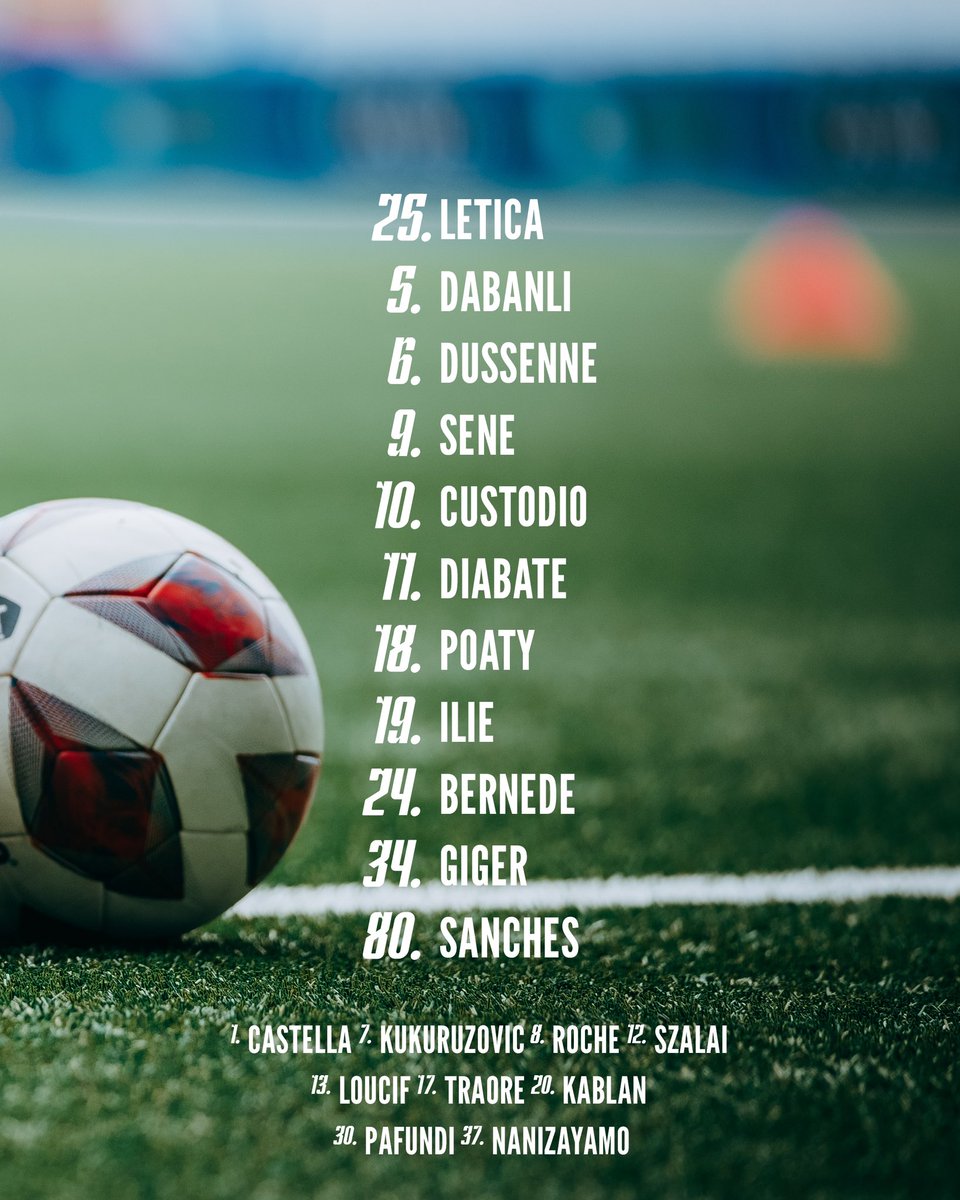 lausanne_sport's tweet photo. Le 𝐗𝐈 𝐝𝐮 𝐅𝐂 𝐋𝐚𝐮𝐬𝐚𝐧𝐧𝐞-𝐒𝐩𝐨𝐫𝐭 face au @FCLugano1908 ⚔️

🗣️ Alleeeez Lausanne ! 🔵⚪️

#allezlausanne #lugls #lausannesport https://t.co/ACagwxw8j0