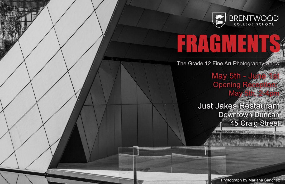 Do not miss out! This show promises to be spectacular and will honour our 100 year milestone as a school as well as the specific works of the incredible senior students in Fine Art Photography today

#Brentwood100 #choosetobe #BrentwoodCollegeSchool #boardingschools #studentlife