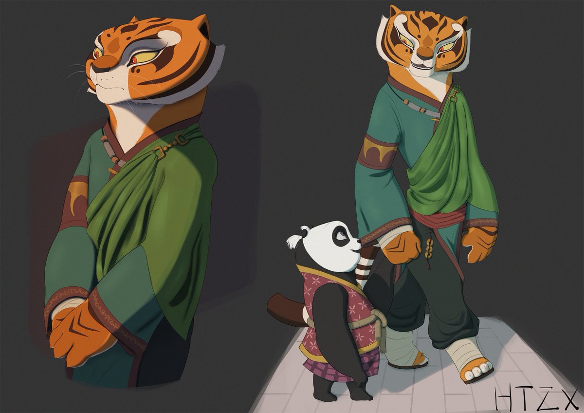 My entry for the 'Grandmaster Tigress' Challenge #KungFuPanda #KungFuPanda4 #fanart #digitalart #Tigress