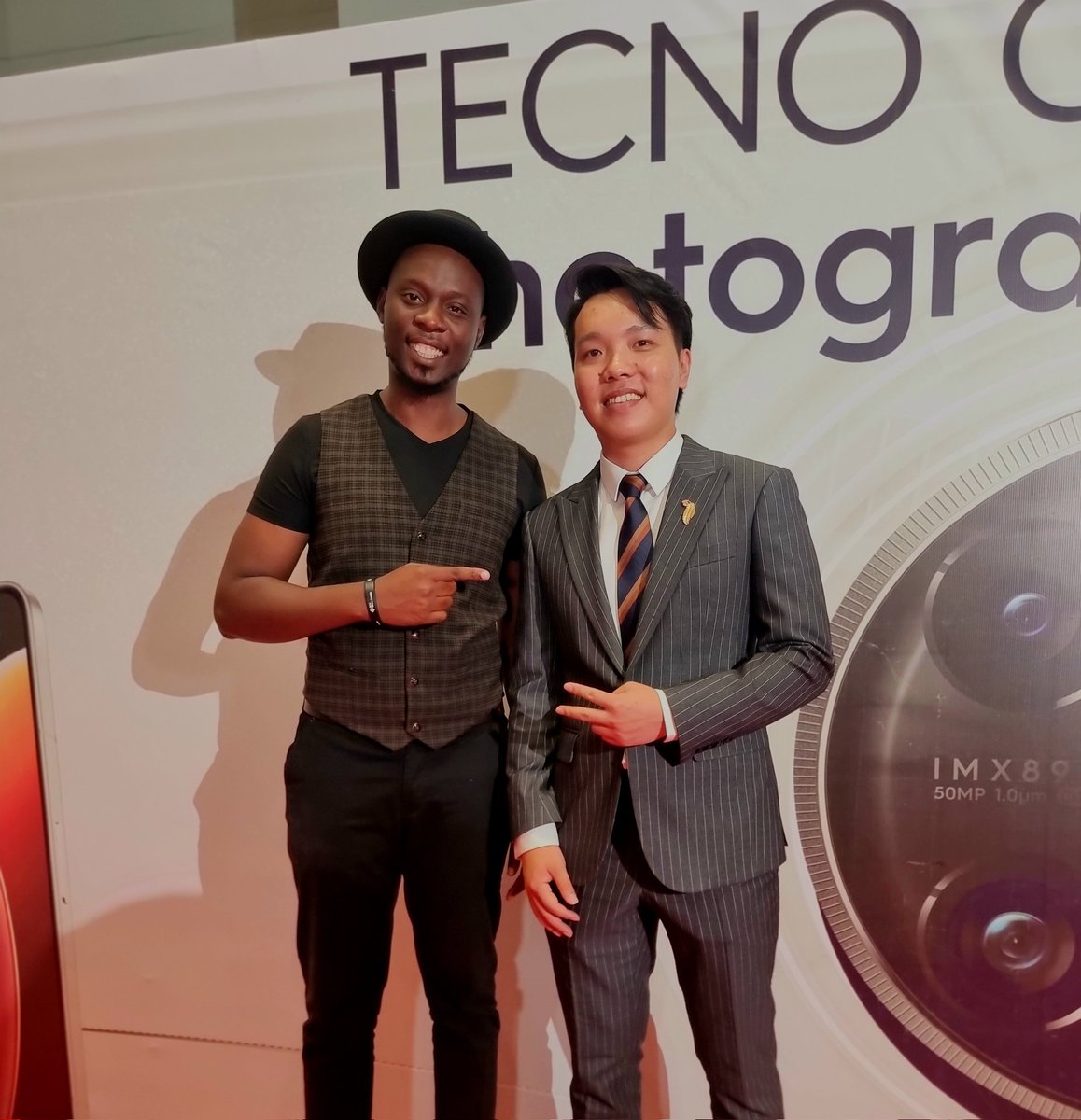 That moment when the Tecno Country Manager brings the swag to the Camon 30 launch! They have blessed me with a new device and and with its Sony 50-megapixel main camera the future is picture-perfect 📸. #Camon30