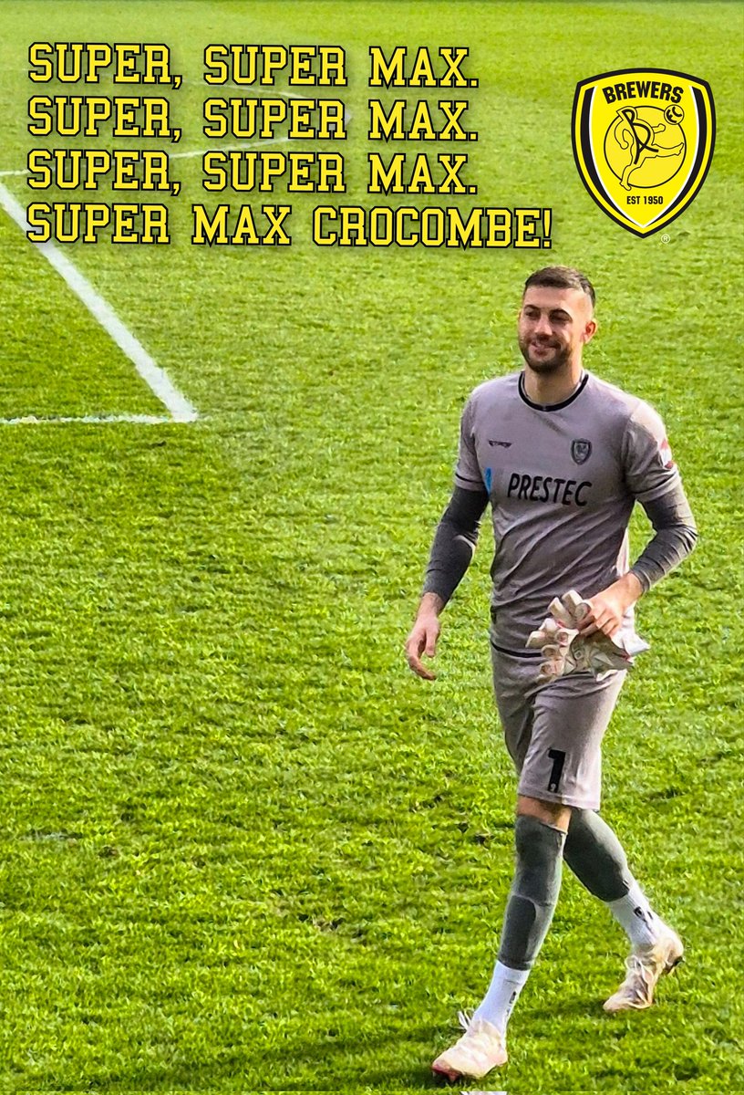 Super Max Cromcombe! #BAFC #Brewers #BurtonAlbion