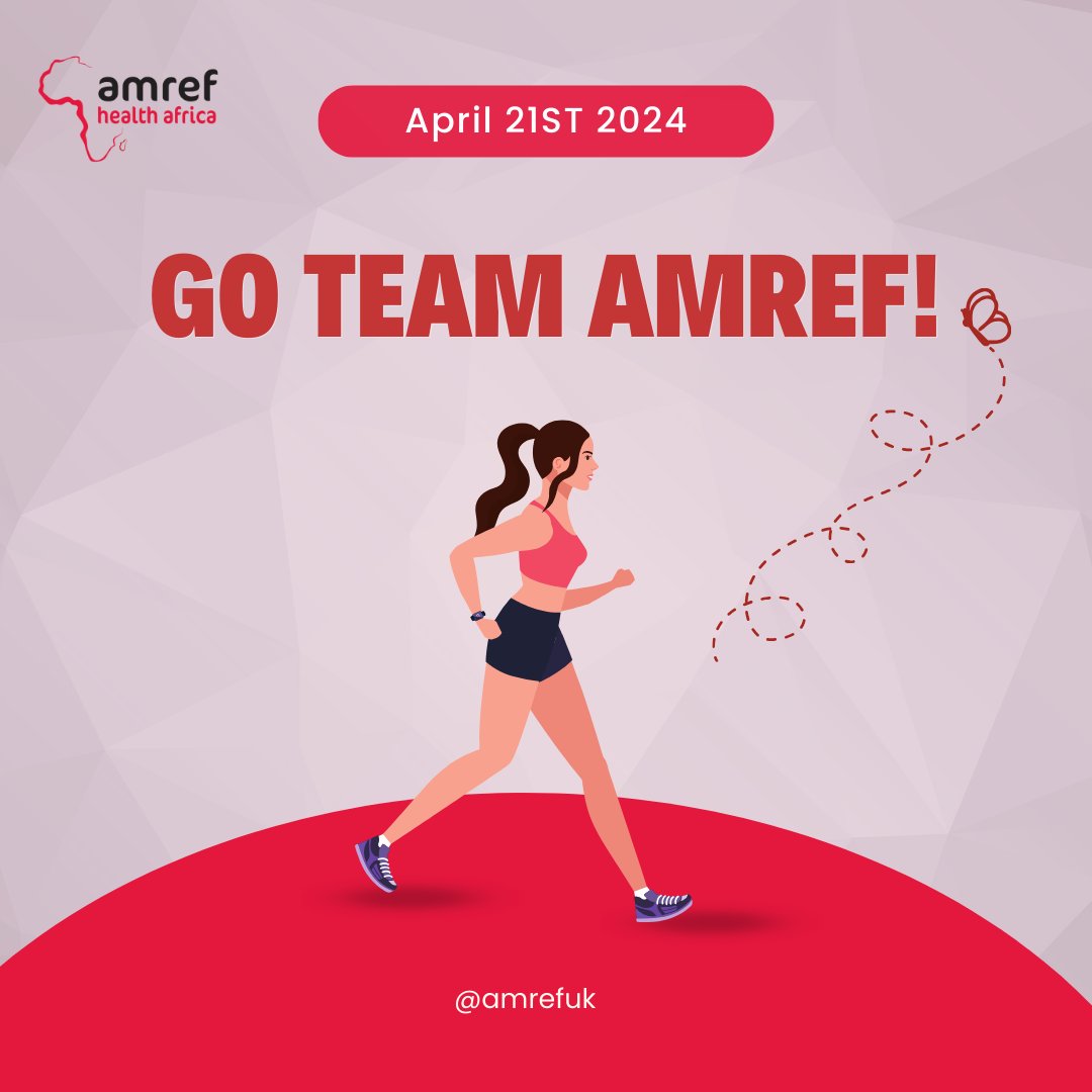 One day to go! We’re rooting for all taking part and especially the amazing runners who will run 26.2miles in support of Amref’s mission to create lasting health change in Africa. #LondonMarathon