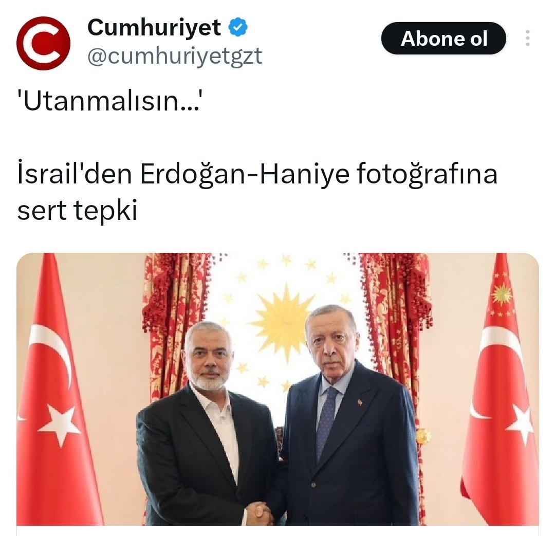 İsrail Haaretz Gazetesi Türkiye Şubesi (!)