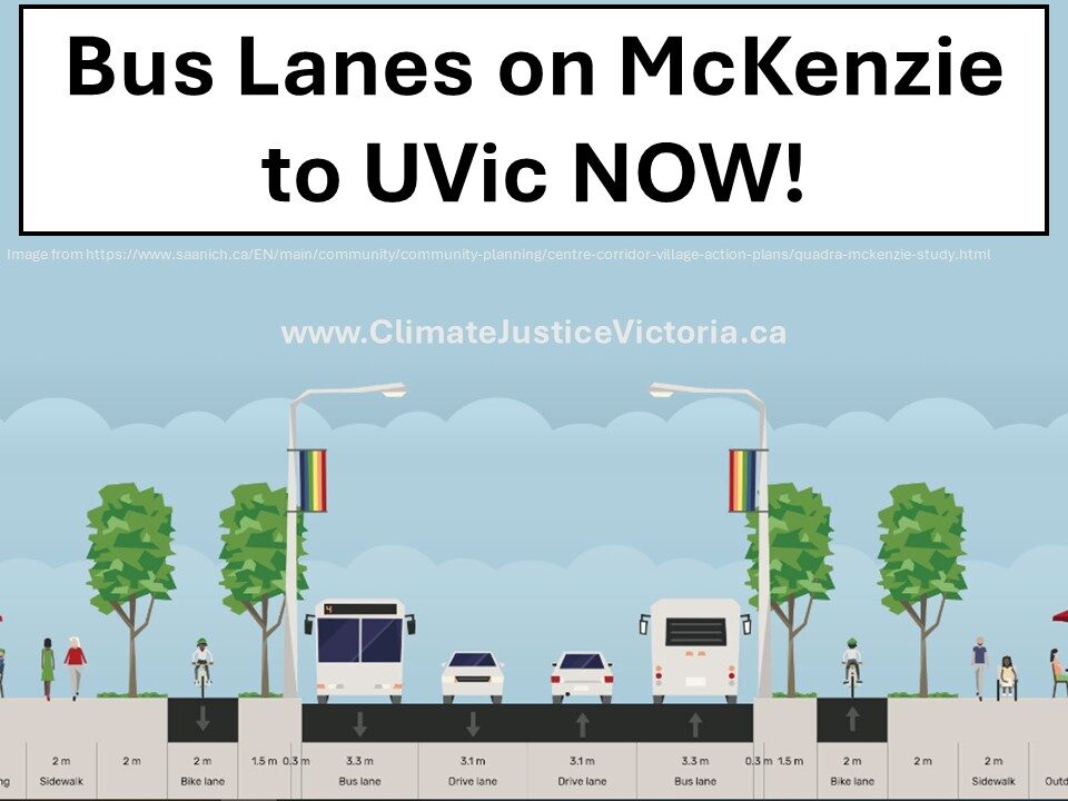 GVAT has signed on to @CJusticeVic's open letter Bus Lanes on McKenzie to #UVic Now, along with 10 other groups and over 200 individuals. Find out more at climatejusticevictoria.ca/2024/03/13/bus… #yyj