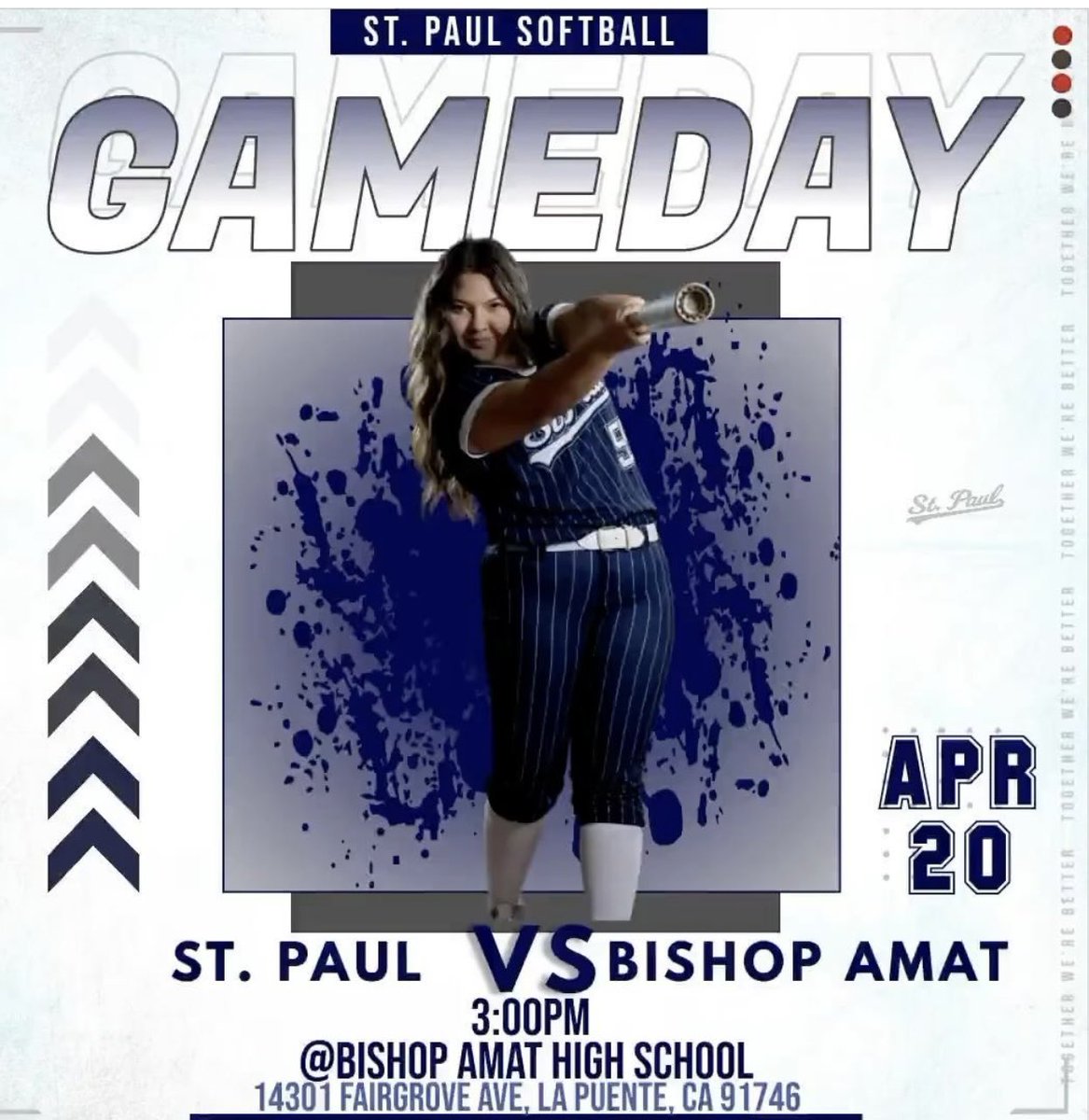 ⚔️🥎 On the ROAD to Amat <a href="/James_Escarcega/">James Escarcega 📈🏈🏀⚾️🥎 🤼🤽🏽‍♂️🏊🏼‍♀️🏌🏻⚽️</a> <a href="/SGVNSports/">Fred J. Robledo 👨🏻‍💻</a> <a href="/coachmark_48/">Mark the Shark</a> <a href="/GhostsofStPaul/">The Ghosts of St. Paul Football</a> <a href="/andreatellez_31/">Andrea Tellez</a> <a href="/maybellene42/">Maybellene Ledesma</a> @Brooke_C24ah <a href="/Hannah_Marie_Mo/">Hannah Moreno</a> <a href="/GabbyGomez2024/">Gabrielle (Gabby) Gomez</a>