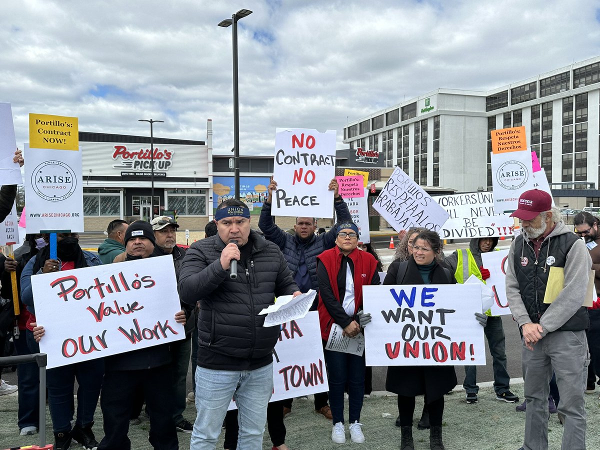 “The best way to get our voices heard is to vote Yes for the #union!” Marco, Portillo’s worker #BeefWithPortillos @IWOrganizing