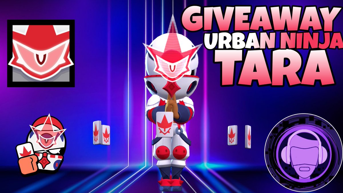 DelMoYOu's tweet photo. 🥷🃏X1 URBAN NINJA TARA GIVEAWAY🃏🥷

Requirements:
🫂 Follow @DelMoYOu
🔁 RT 💜 FAV
🖋 Tag a friend

🍀I give the winners on May 2🍀

(🟣I will giveaway more skins for subscribers on Twitch🟣)

#BrawlStars #Mutations #BrawlTalk #UrbanNinjaTaraGiveaway https://t.co/fs8abBzSft