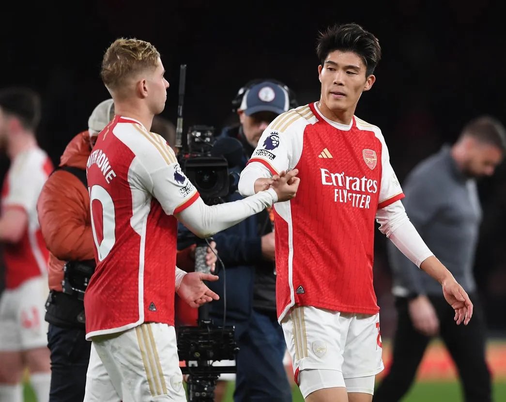 afcstuff's tweet photo. 🚨 Takehiro Tomiyasu is NOT in the Arsenal matchday squad as a precaution after picking up a knock. ❌ #afc https://t.co/dTgiQ2nuGT