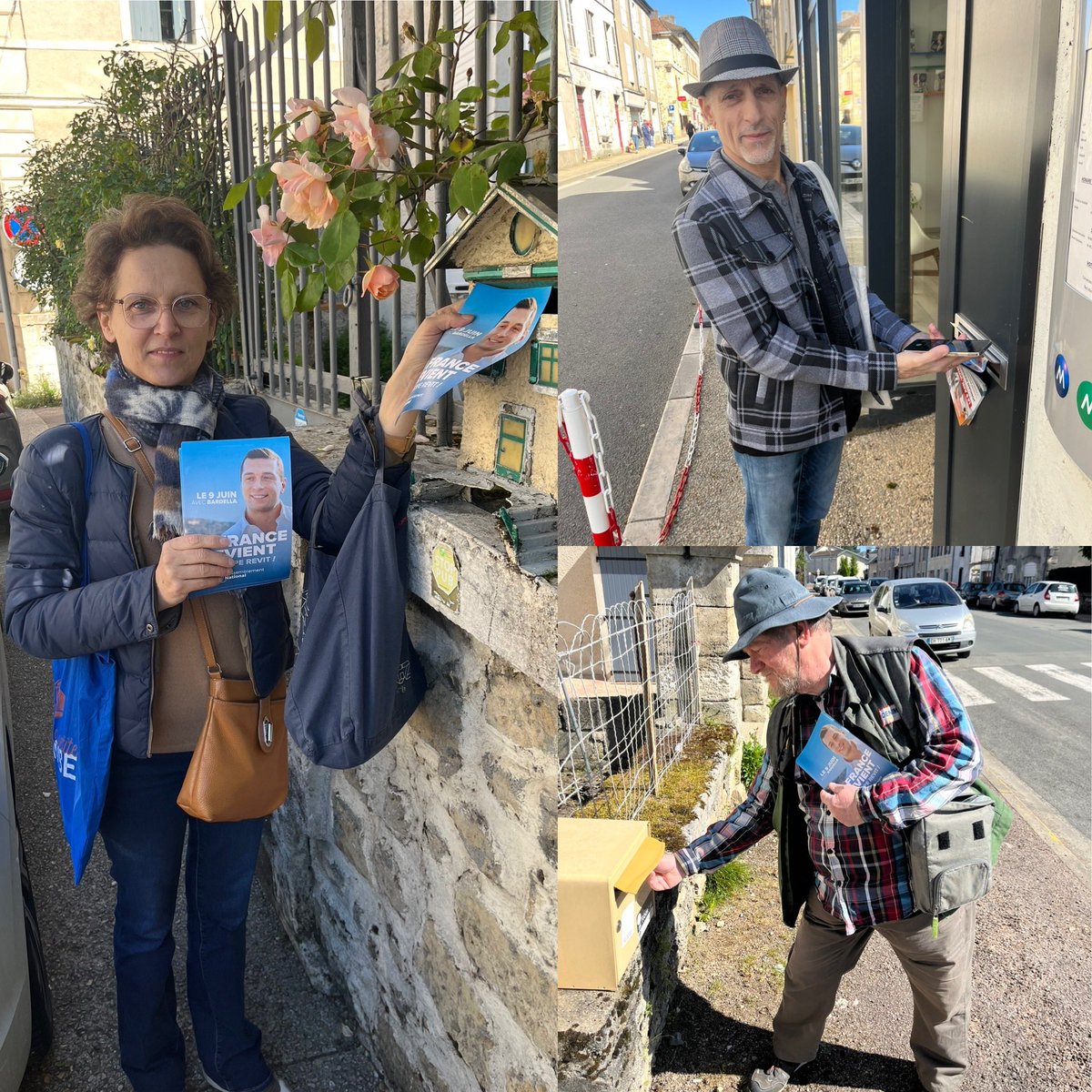 #Dordogne 

Après le marché, distribution de tracts dans les rues de Thiviers ; nos militants sont pleinement mobilisés pour qu’aucune voix ne manque à Jordan.

Le 9 juin : un seul tour, un seul vote !

#VivementLe9Juin