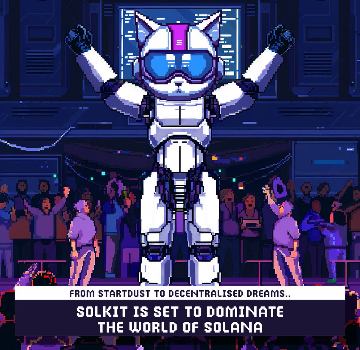 Solkit_Bot's tweet photo. From Stardust to Decentralised Dreams, Solkit empowers you to be a creator, help you reach beyond the stars while we dominate the world of Solana. #Solkit #Solana https://t.co/4dd9HMgMOQ
