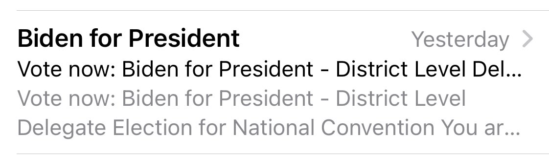 Ballots to elect DNC convention delegates for CA were emailed yesterday. If you live in California’s 31st district, please vote for me, Jose Torres. The email looks like this: