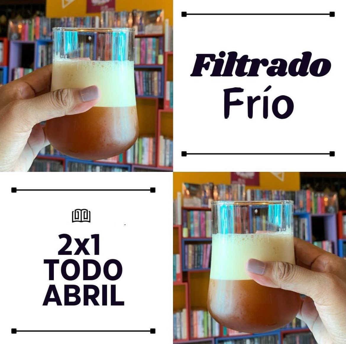 lamadrigueraec's tweet photo. Que tal un cafecito frío para este calor? Sip, tenemos #libros, #café y #luz https://t.co/UHEs2NIU9S
