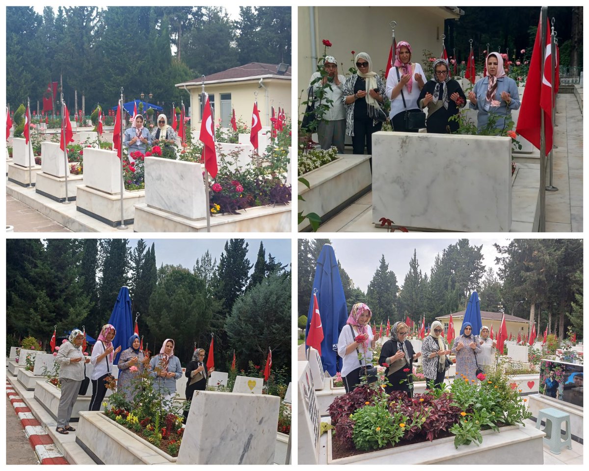 📍Adana Asri Mezarlığı
Vatan, bayrak, millet ve devlet uğruna şehadete yürüyen aziz şehitlerimizi saygı ve rahmetle anıyoruz. 

#ŞehitlerHaftası #ŞehitlerÖlmez