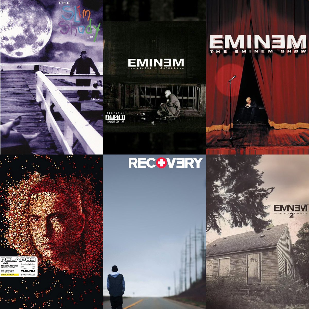 Rank these 6 Eminem classics. 👀