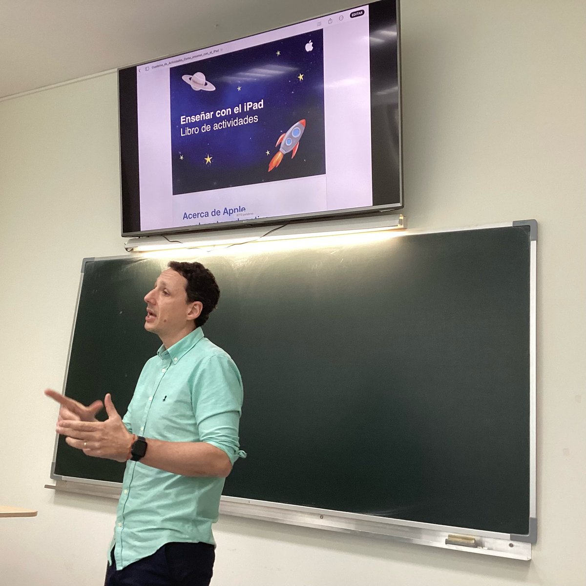 Orgulloso de formar parte de la comunidad Educativa de Apple y agradecido de poder participar en el primer evento de Apple Edu en Galicia. #appleedues #apls