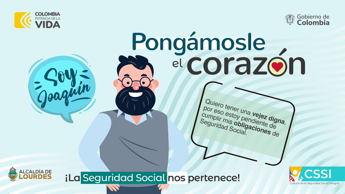 Por una vejez digna!
#pongamosleelcorazon #seguridadsocial   #culturadelaseguridadsocial