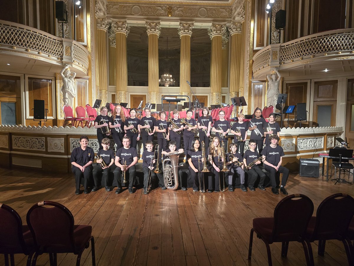 Resonate Brass are performing at St Georges Hall this evening with Monte Sant' Angelo School Band and Choir.