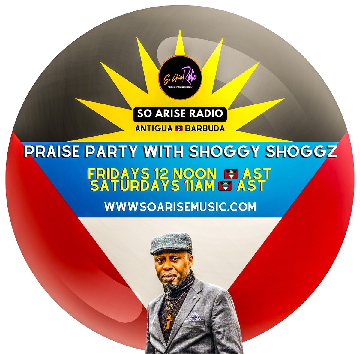 📌 ANTIGUA 🇦🇬 BARBUDA ♾️ @PraiseParty_SS with @ShoggyShoggz 🗓️ Fri 12NOON 🇦🇬 🧮 Sat 11AM 🇦🇬 🎼 PLAYED: 🇬🇭 GHANA: No juju @PreachersGH 🇳🇬 NIGERIA: Nara @timgodfreyworld / @TravisGreeneTV 🇦🇴 ANGOLA: Le King M'a Validé @BigtyOfficiel / @Markisprod ☀️ soarisemusic.com