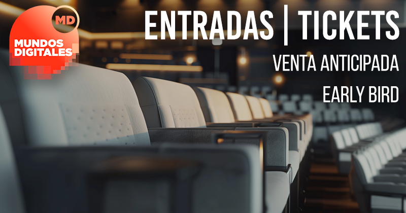 Compra tu entrada anticipada y aprovechate de un importante descuento!!! 
tinyurl.com/2xa3pn49
#MD24 #animation  #vfx #virtualproductions #ia #videogames #newmedia #coruña #partners #vr #ar #realtimegraphics #recruitment #inmersivemedia #3D