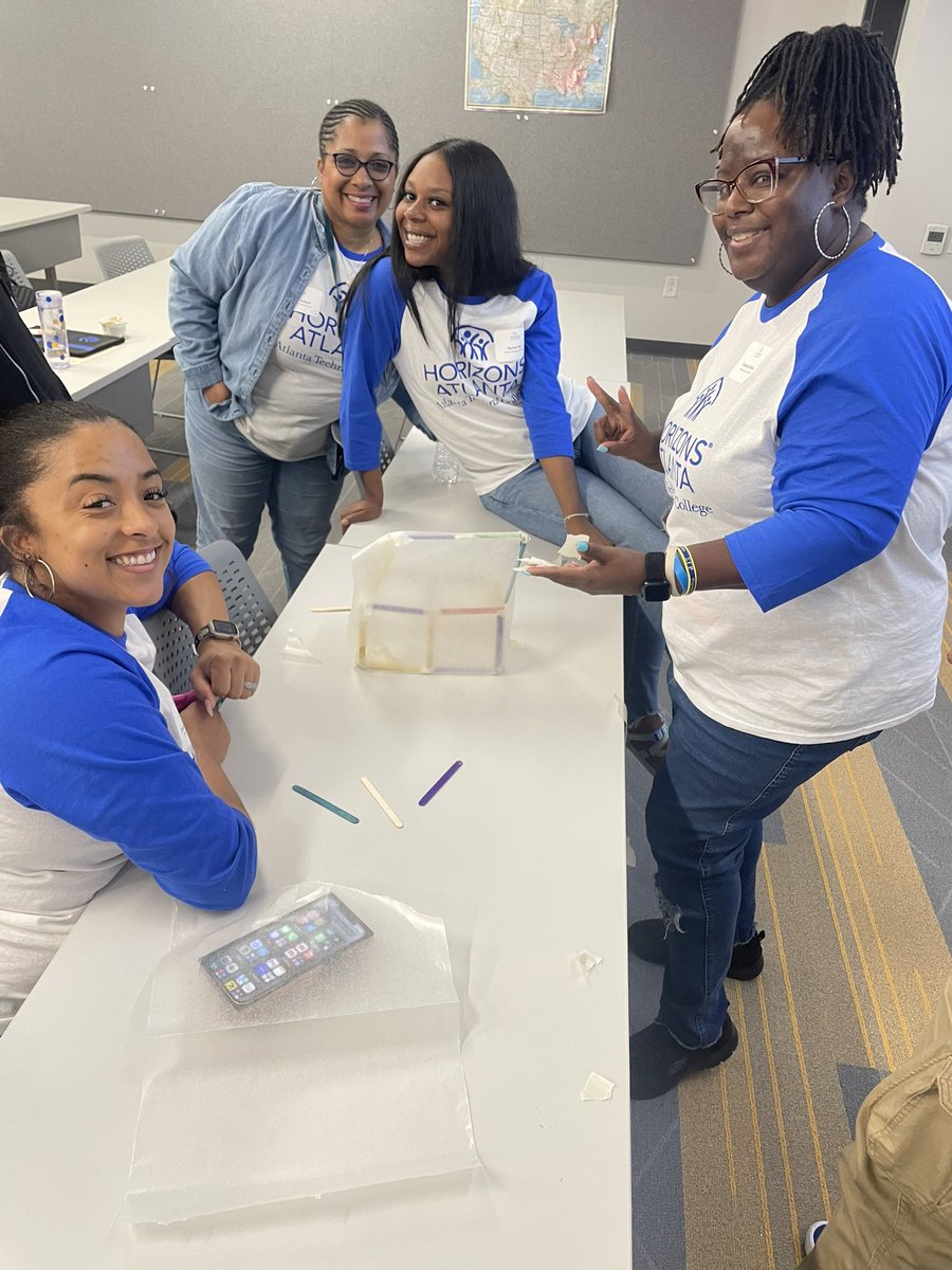 HeyMsWheat's tweet photo. @horizonsatlanta Professional Learning Day I shared a PD on Project Based Learning with @HorizonsATC. They worked through the Engineering Design Process https://t.co/BhrUuQZid5