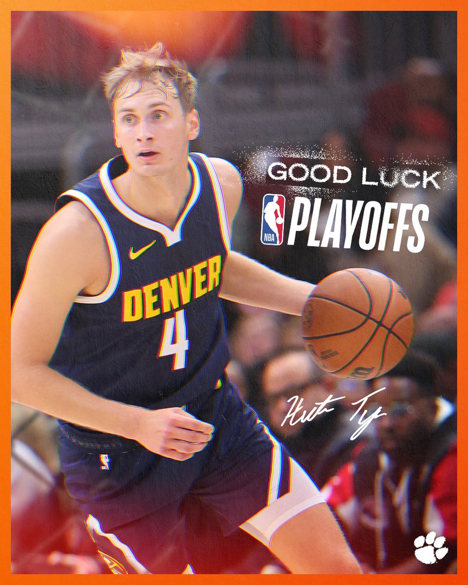 Good luck to Hunter Tyson and the Denver Nuggets in the NBA Playoffs! @h_tyson5 x @nuggets