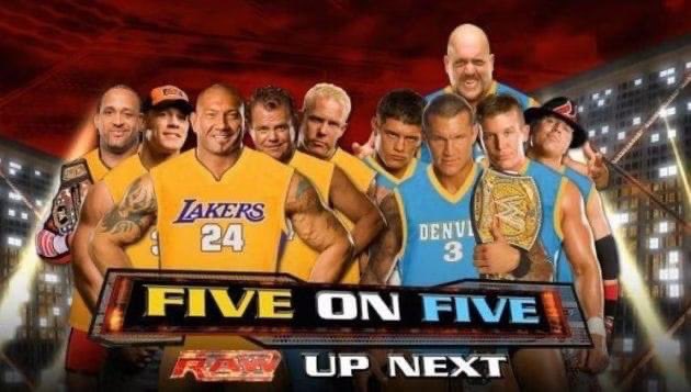 That time they had Lakers vs Nuggets on Monday Night Raw..